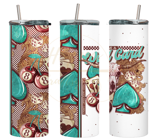 Wild Card-353 Tumbler - 353-20OZ-White