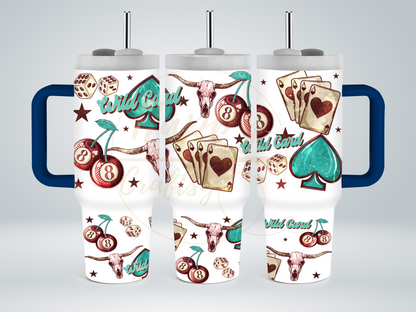 Wild Card-345 Tumbler - 345-40OZ-Blue