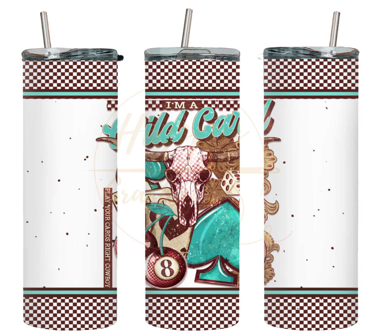Wild Card-345 Tumbler - 345-20OZ-White