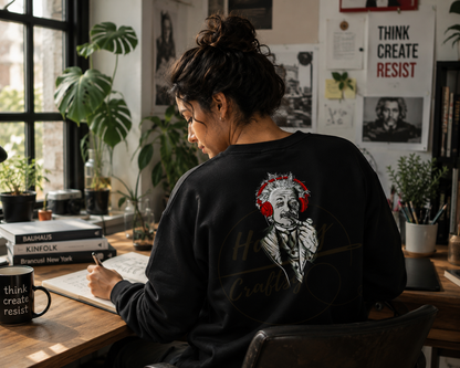 EINSTEIN, THINK. CREATE .RESIST-355 T-shirt - 355-M-Black