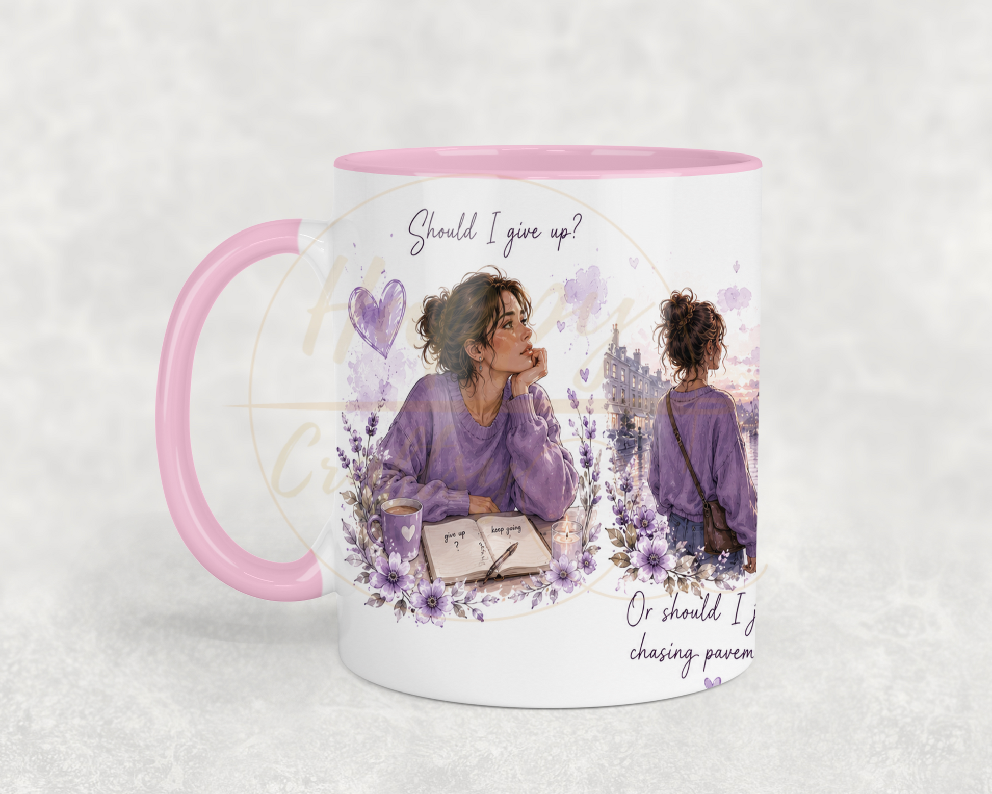 The Path I Choose-351 Mugs - 351-11OZ-Pink