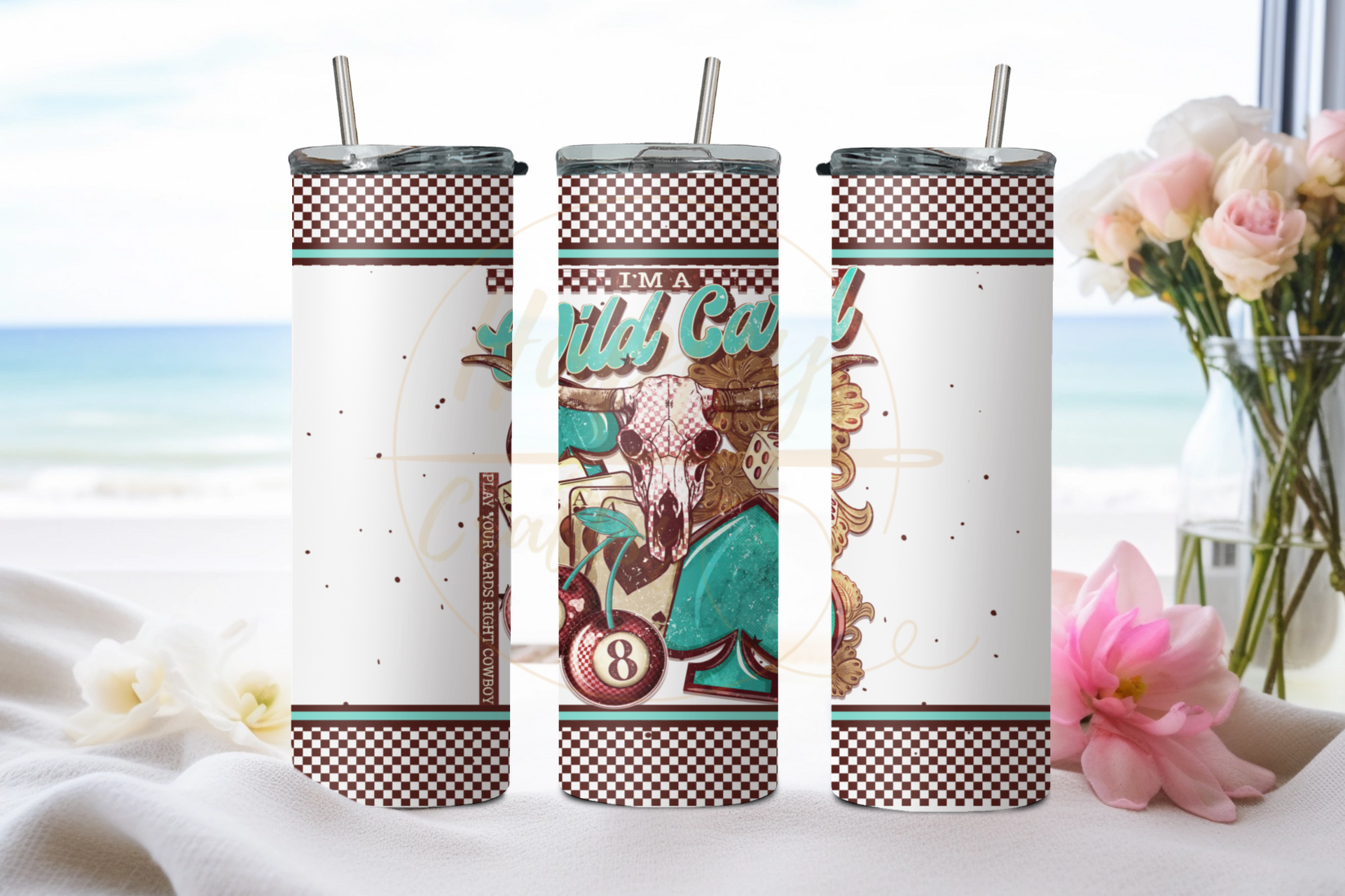 Wild Card-345 Tumbler - 345-20OZ-White