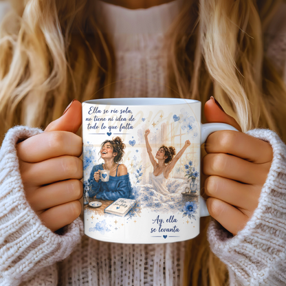 La Fuerza Que Nadie Ve Blue-349 Mugs - 349-11OZ-Red