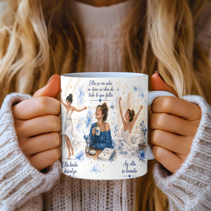 La Fuerza Que Nadie Ve Blue-349 Mugs - 349-11OZ-White