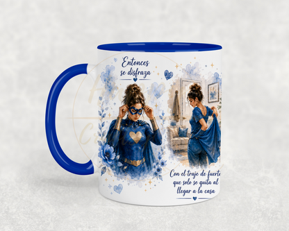 La Fuerza Que Nadie Ve Blue-349 Mugs - 349-11OZ-Dark Blue