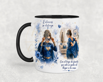 La Fuerza Que Nadie Ve Blue-349 Mugs - 349-11OZ-Black