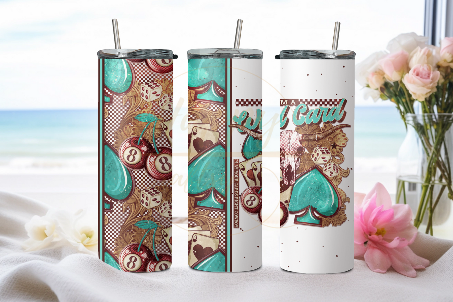 Wild Card-353 Tumbler - 353-20OZ-White