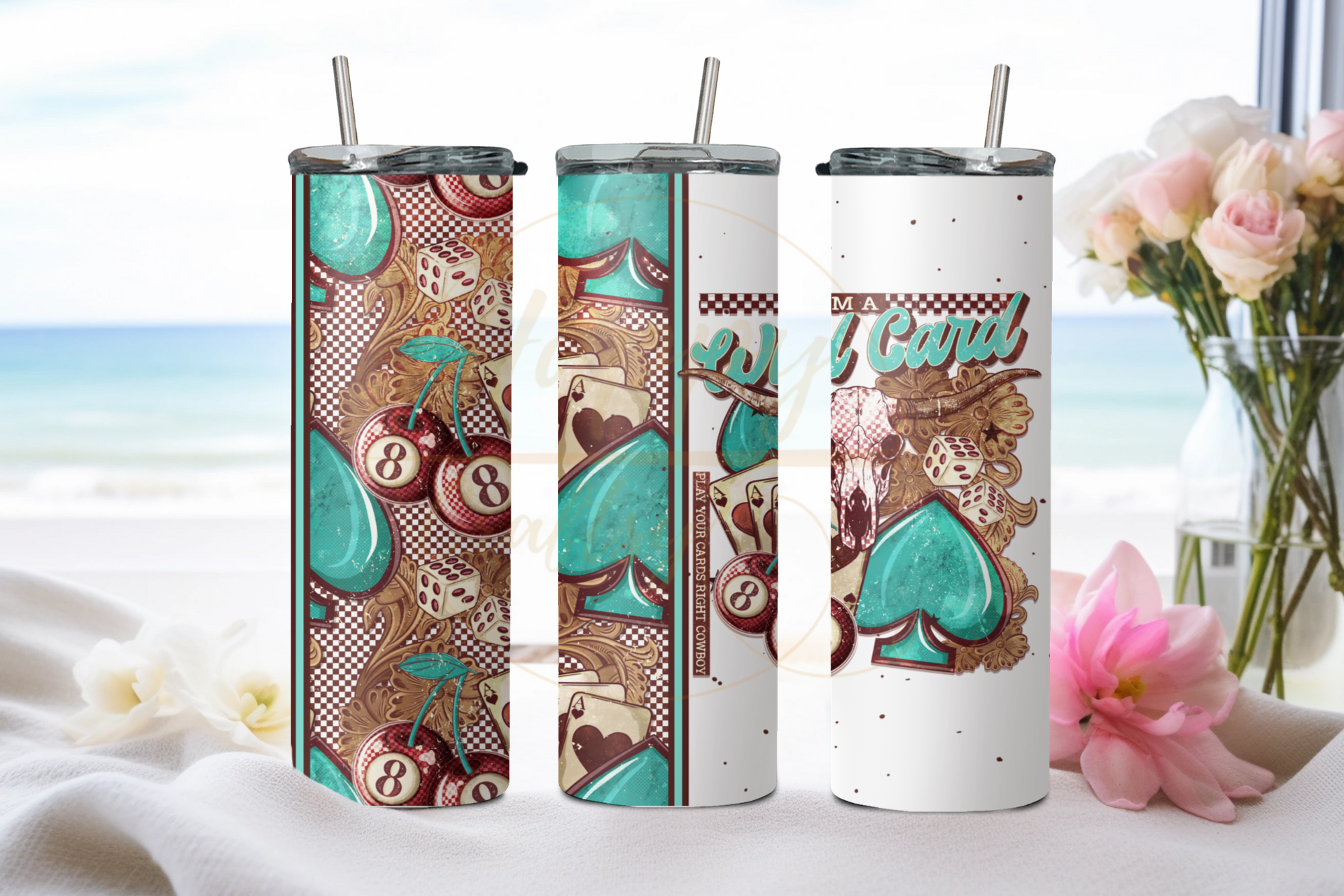 Wild Card-353 Tumbler - 353-20OZ-White