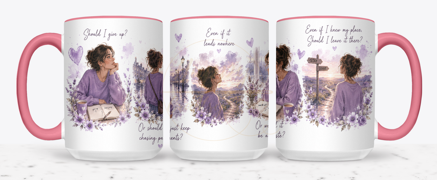 The Path I Choose-351 Mugs - 351-15OZ-Pink