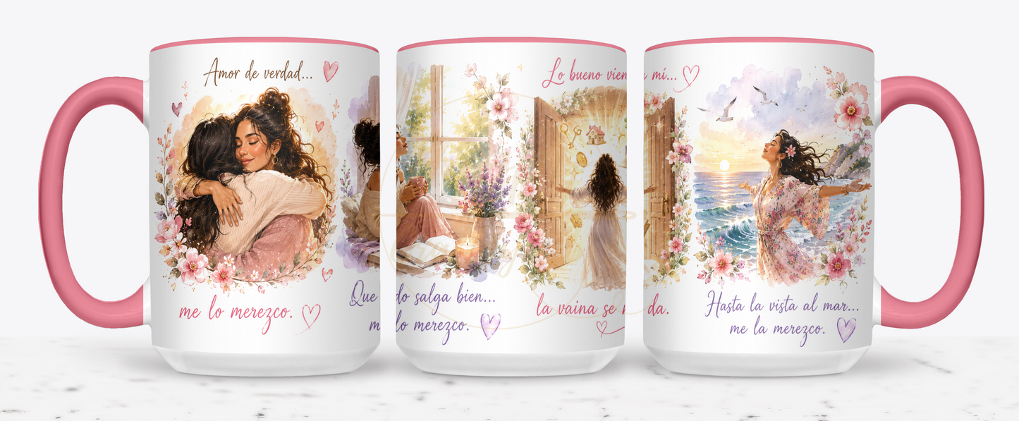 Me lo Merezco-354 Mugs - 354-15OZ-Pink