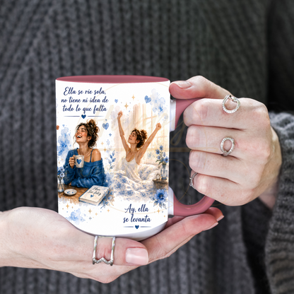 La Fuerza Que Nadie Ve Blue-349 Mugs - 349-15OZ-Pink