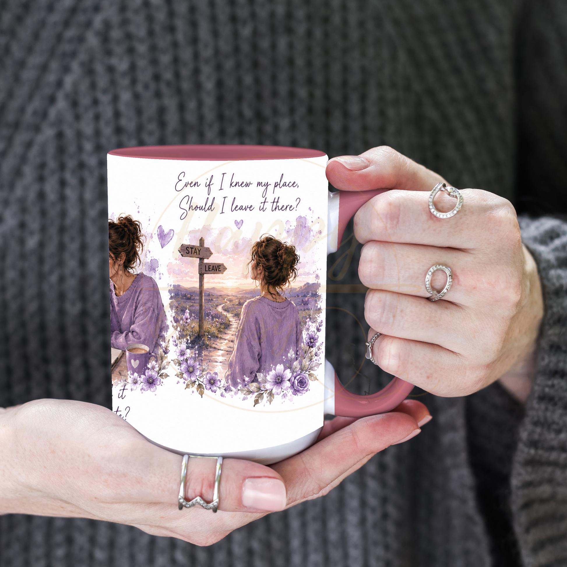 The Path I Choose-351 Mugs - 351-15OZ-Pink