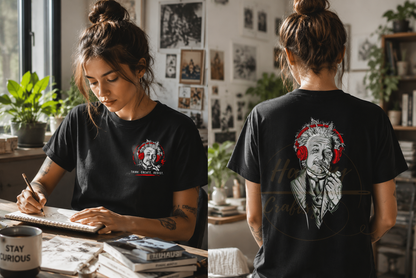 EINSTEIN, THINK. CREATE .RESIST-355 T-shirt - 355-3XL-Black