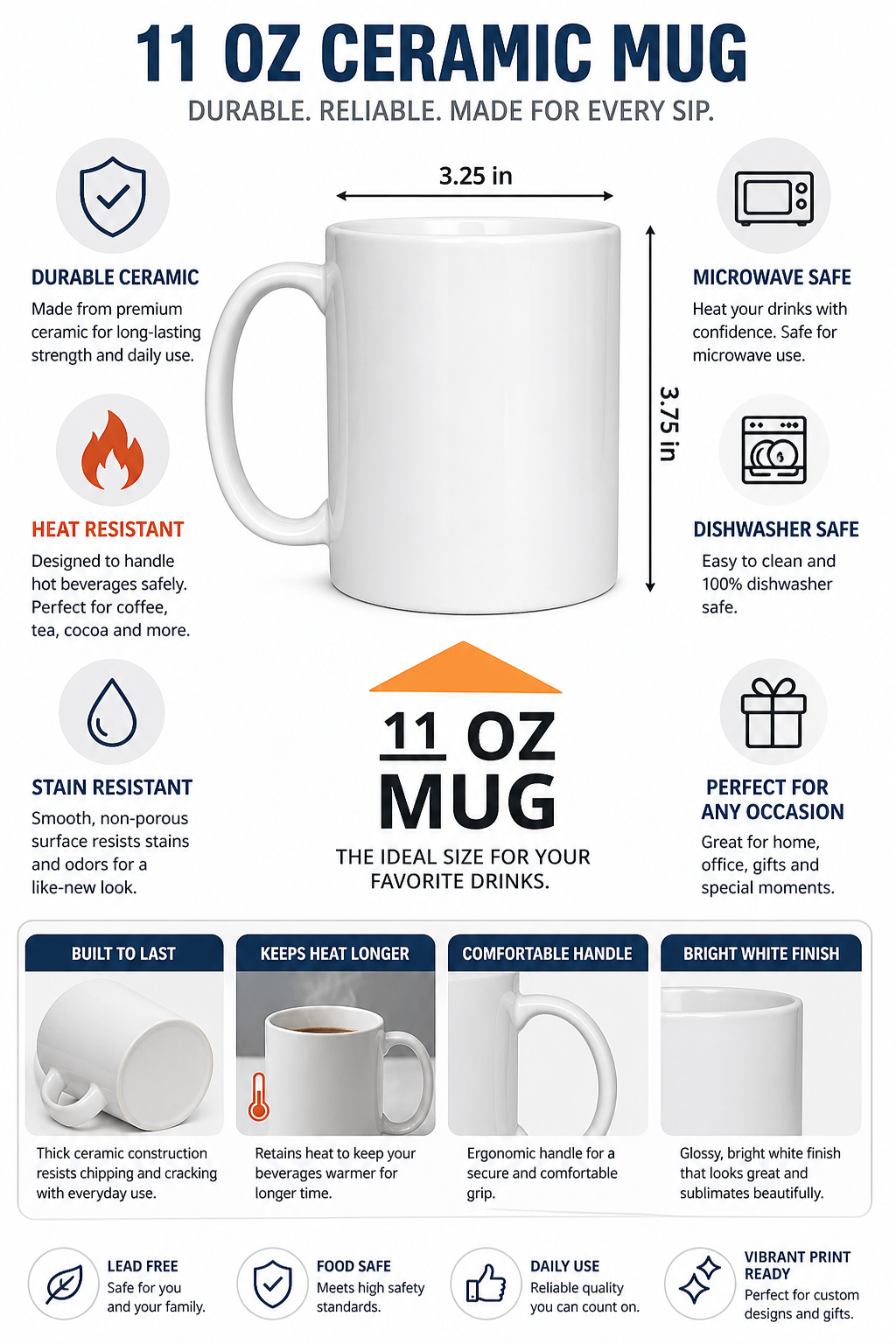 Sweet Berry Garden Friends-554 Mugs - 554-11OZ-Black, 554-11OZ-Green, 554-11OZ-Light Blue, 554-11OZ-Orange, 554-11OZ-Pink, 554-11OZ-Red, 554-11OZ-White, 554-11OZ-Yellow, 554-11OZ-Dark Blue