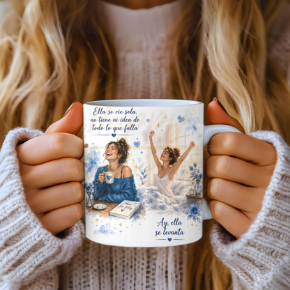 La Fuerza Que Nadie Ve Blue-349 Mugs - 349-11OZ-Green