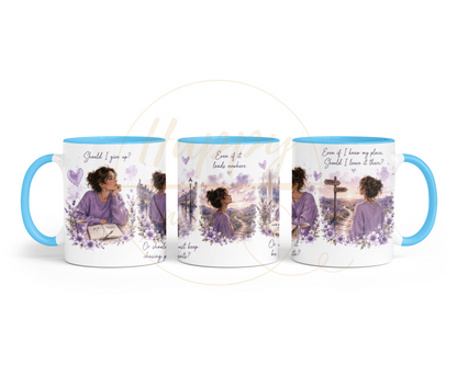The Path I Choose-351 Mugs - 351-11OZ-Light Blue