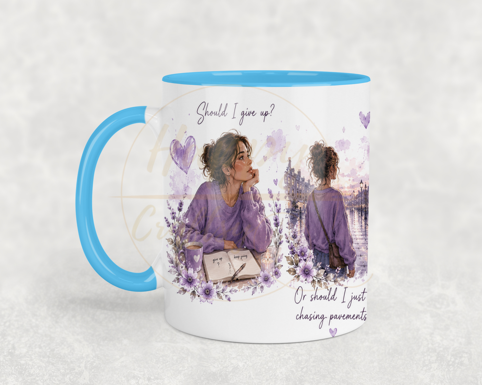 The Path I Choose-351 Mugs - 351-11OZ-Light Blue