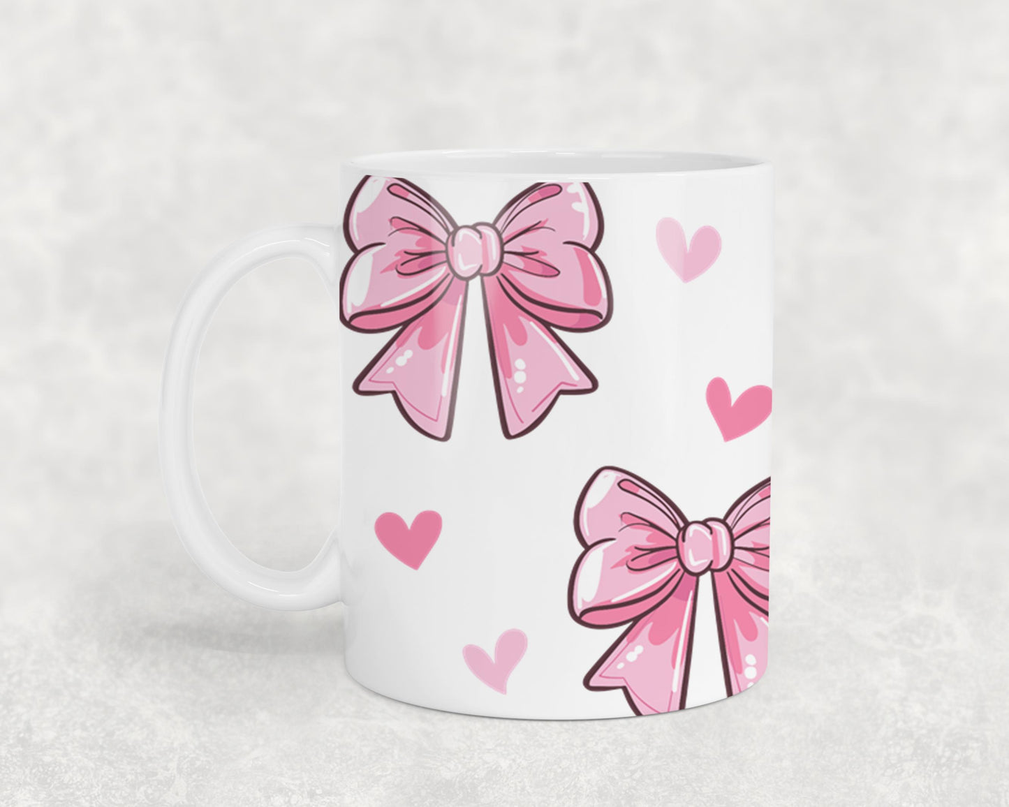Pink Bow-9988 - mugs