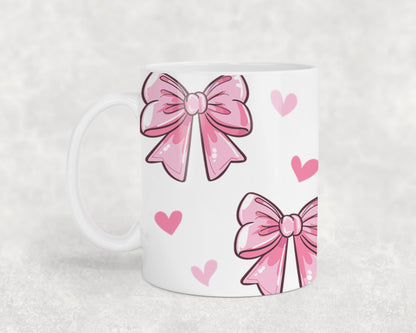 Pink Bow-9988 - mugs