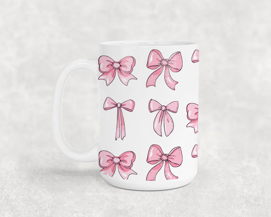 Pink Bow-9993 - mugs