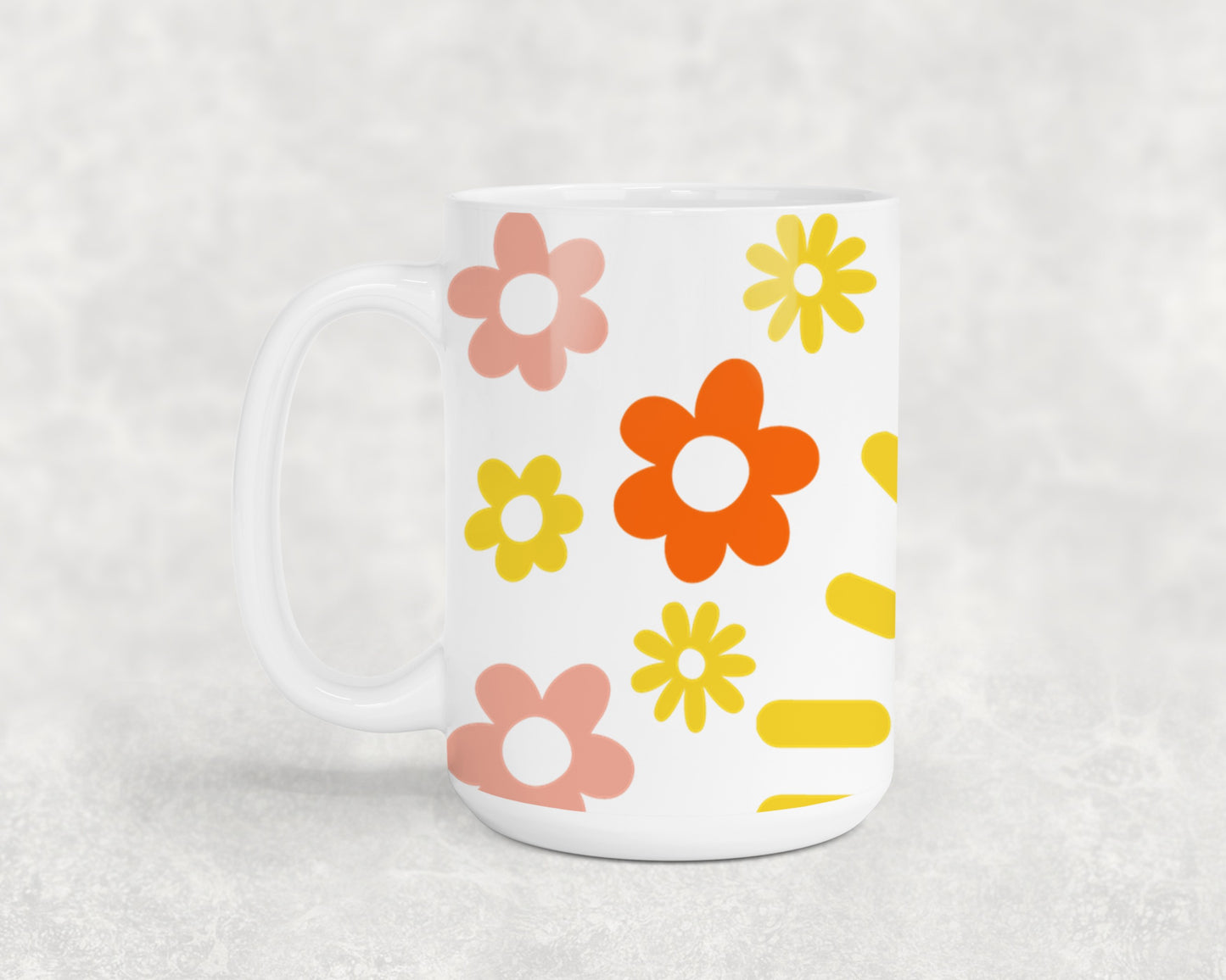 Girls Just Wanna Have Sun Floral-10684 - mugs