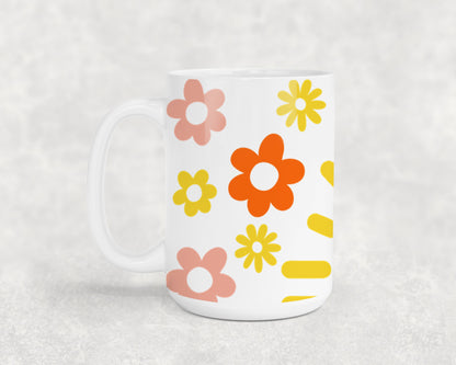 Girls Just Wanna Have Sun Floral-10684 - mugs