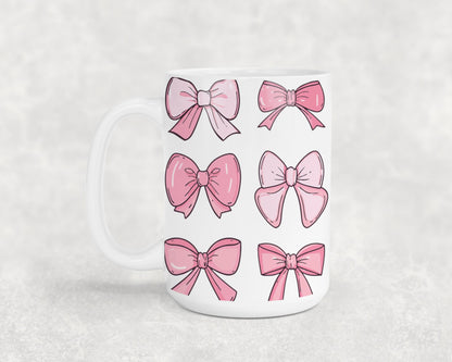 Pink Bow-9990 - mugs