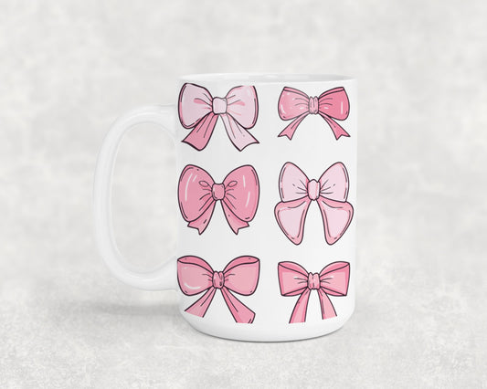Pink Bow-9990 - mugs
