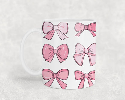 Pink Bow-9990 - mugs