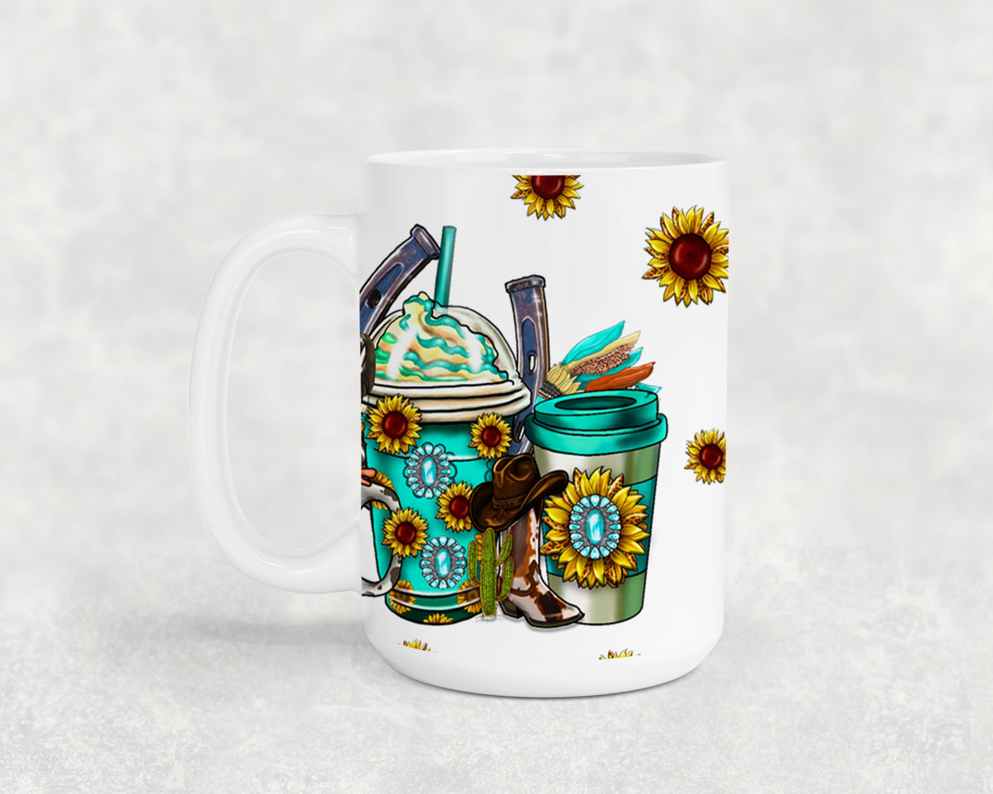 Fueled By Coffee And Country Music-10470 - mugs