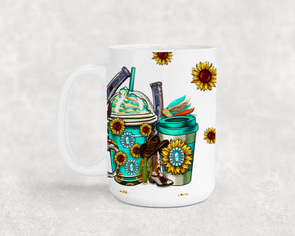 Fueled By Coffee And Country Music-10470 - mugs