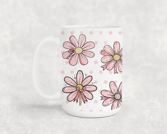 Pink Bow-9991 - mugs