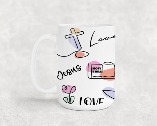 Jesus Love-10212 - mugs