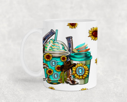 Fueled By Coffee And Country Music-10470 - mugs