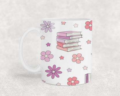 Books and Flowers 1-9971 - mugs