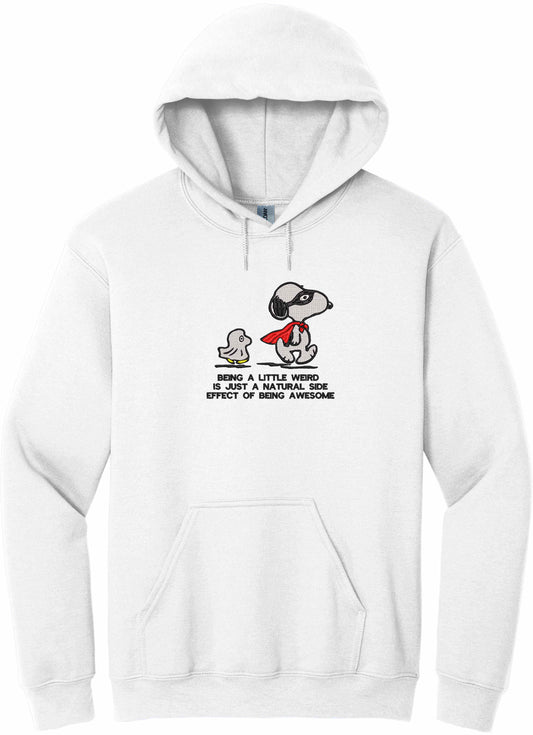 Beautiful positive message Embroidered - hoodie