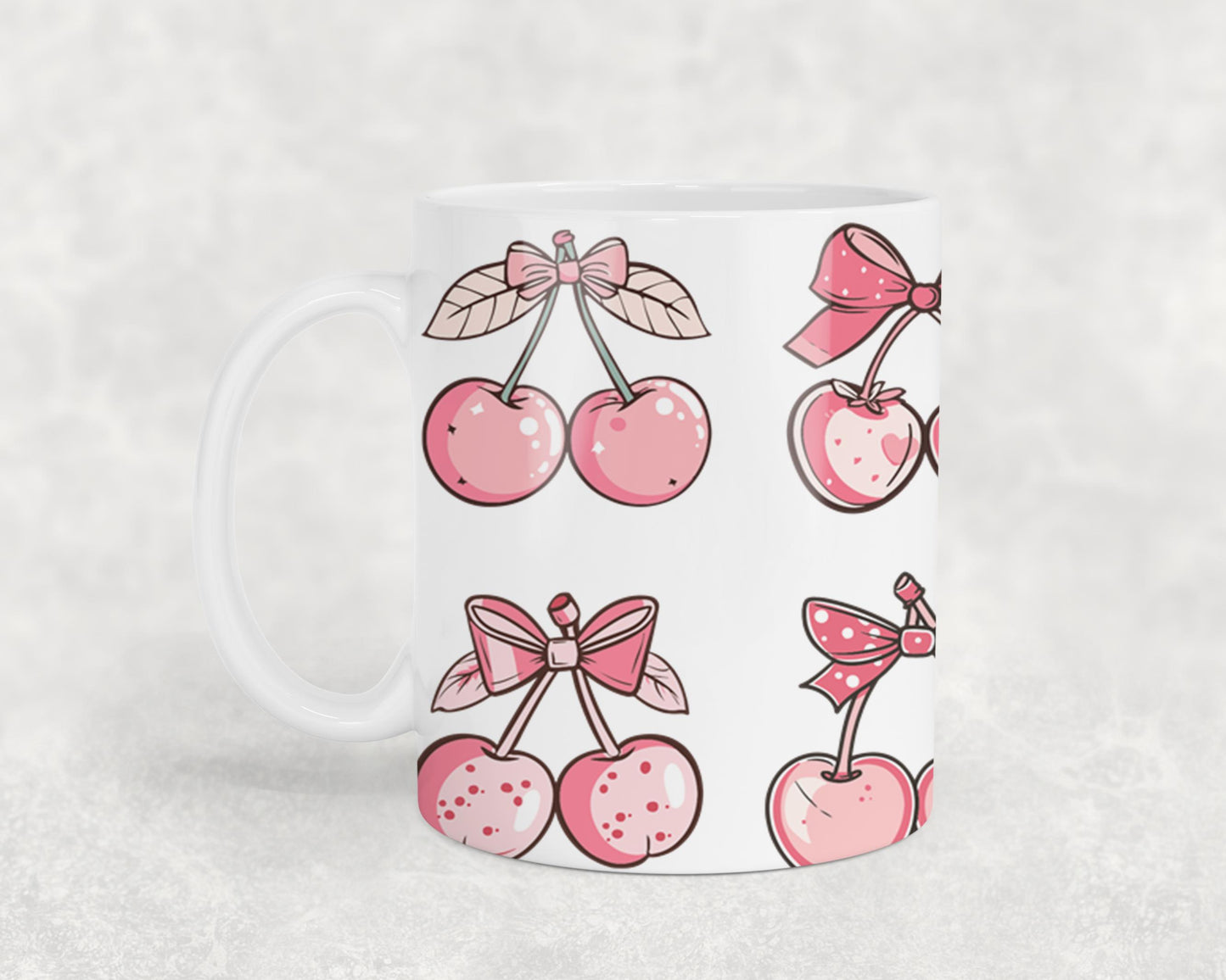 Pink Bow-9994 - mugs