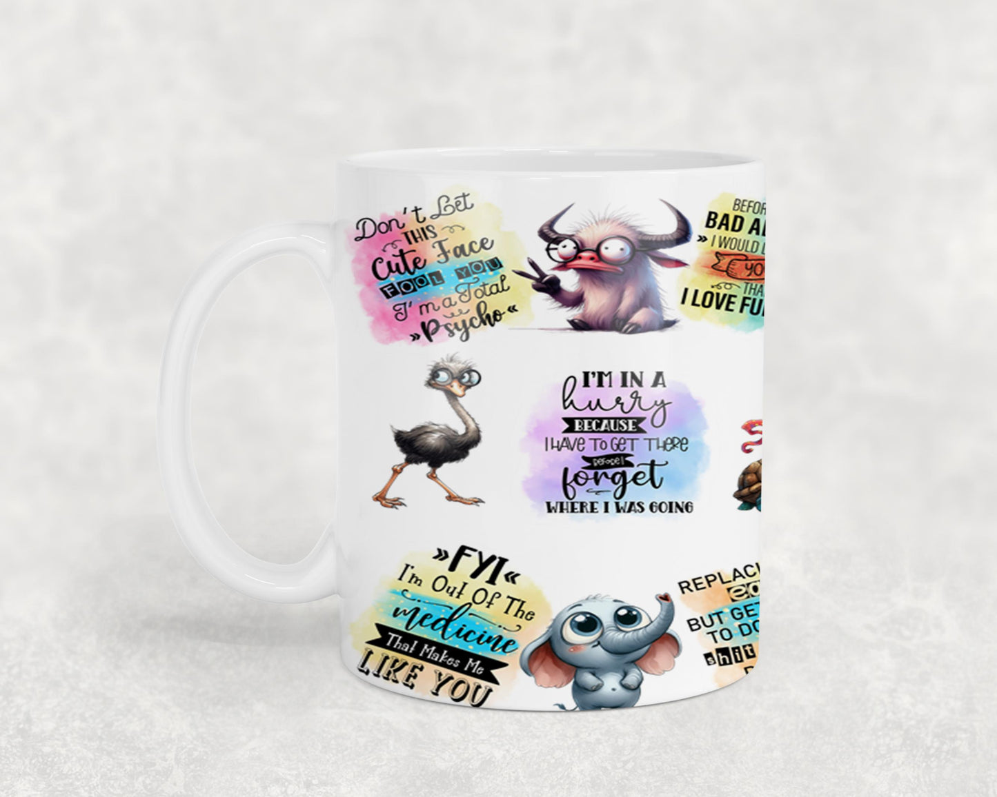 I May Look Calm - mugs