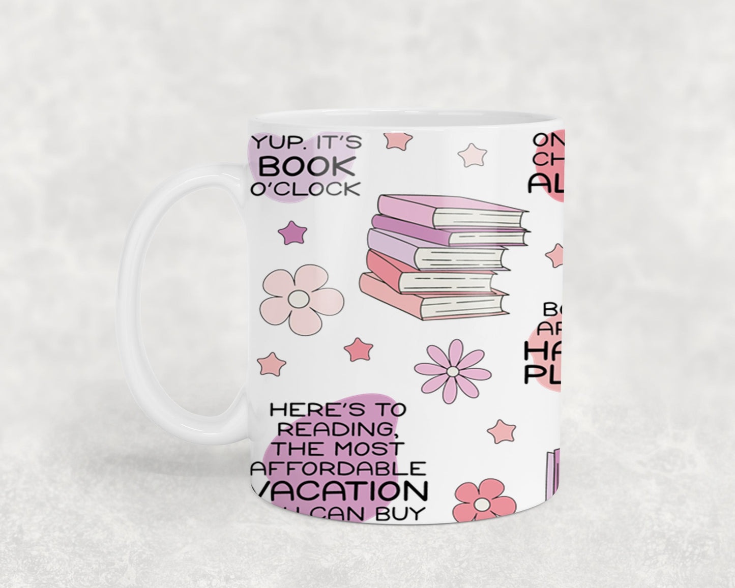 Floral Book Affirmation FULL-9975 - mugs