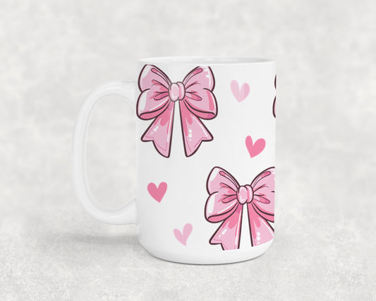 Pink Bow-9988 - mugs