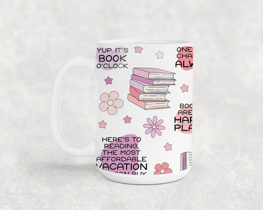 Floral Book Affirmation FULL-9975 - mugs