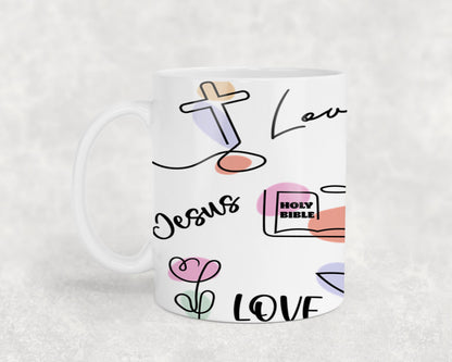 Jesus Love-10212 - mugs