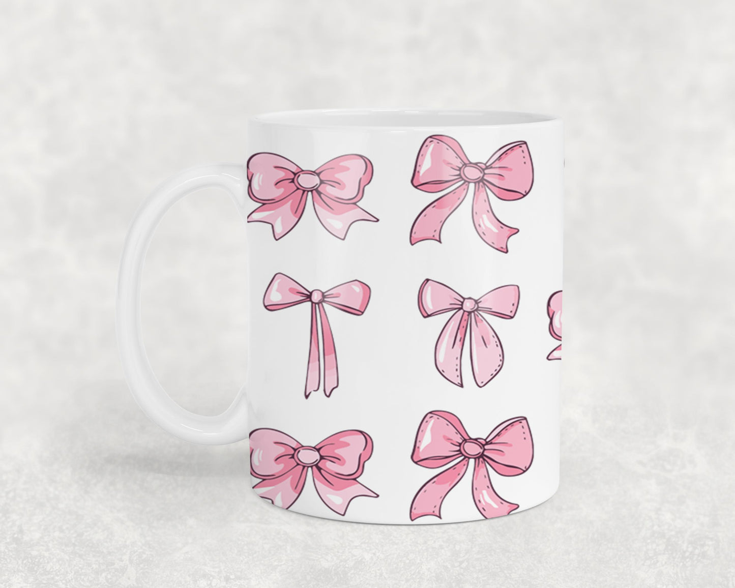 Pink Bow-9993 - mugs