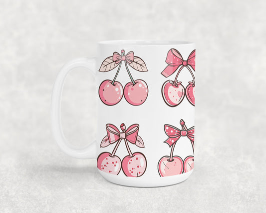 Pink Bow-9994 - mugs