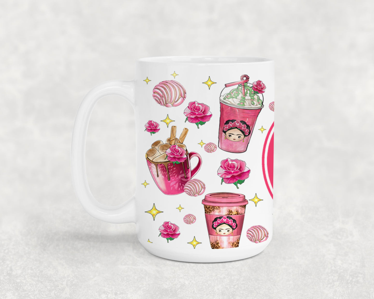 Cafecito y Chisme Mexican Girl-10058 - mugs