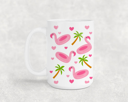 Cute Flamingo Hello Summer-10658 - mugs