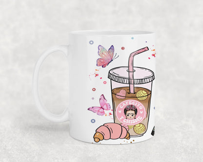 Cafecito y Chisme Mexican Girl-10047 - mugs