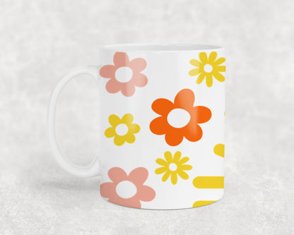 Girls Just Wanna Have Sun Floral-10684 - mugs