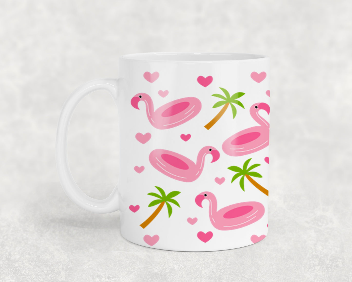 Cute Flamingo Hello Summer-10658 - mugs