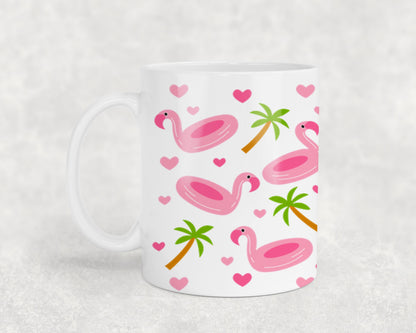 Cute Flamingo Hello Summer-10658 - mugs